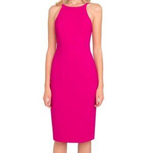 NWT Black Halo Montego Sheath Cocktail Midi Dress